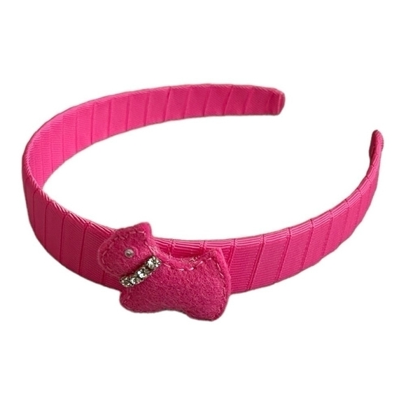 Hair Band Pink Fancy Rhinestone Doggie Headband Hair Band Accessory - Picture 2 of 4